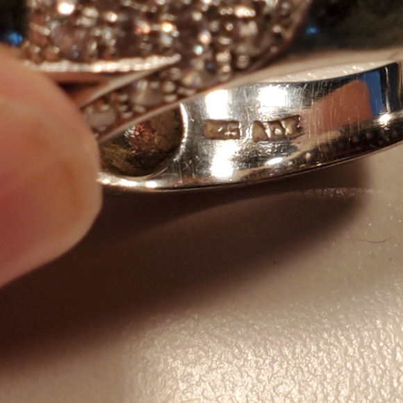 Amethyst circone silver ring size 8.5 - Picture 4 of 5